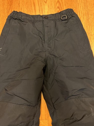 Lands End Kids Snow Ski Snowboard Sledding Boys Girl Insulated Pants Sz 10 Black - 第 2/17 張圖片