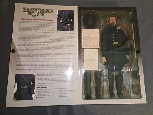 1/6 Scale Civil War Union Officer -General Sherman - NIB Sideshow - Picture 3 of 4