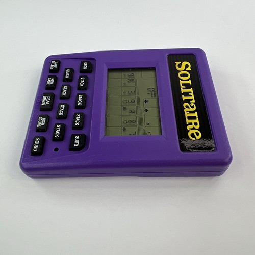 Clásico Solitario Electrónico Portátil Juego Draw 1 o Draw 3 por RecZone PROBADO - Imagen 3 de 8