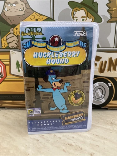SDCC 2023 Funko Blockbuster Rewind W/ Official Con Sticker Huckleberry Hound