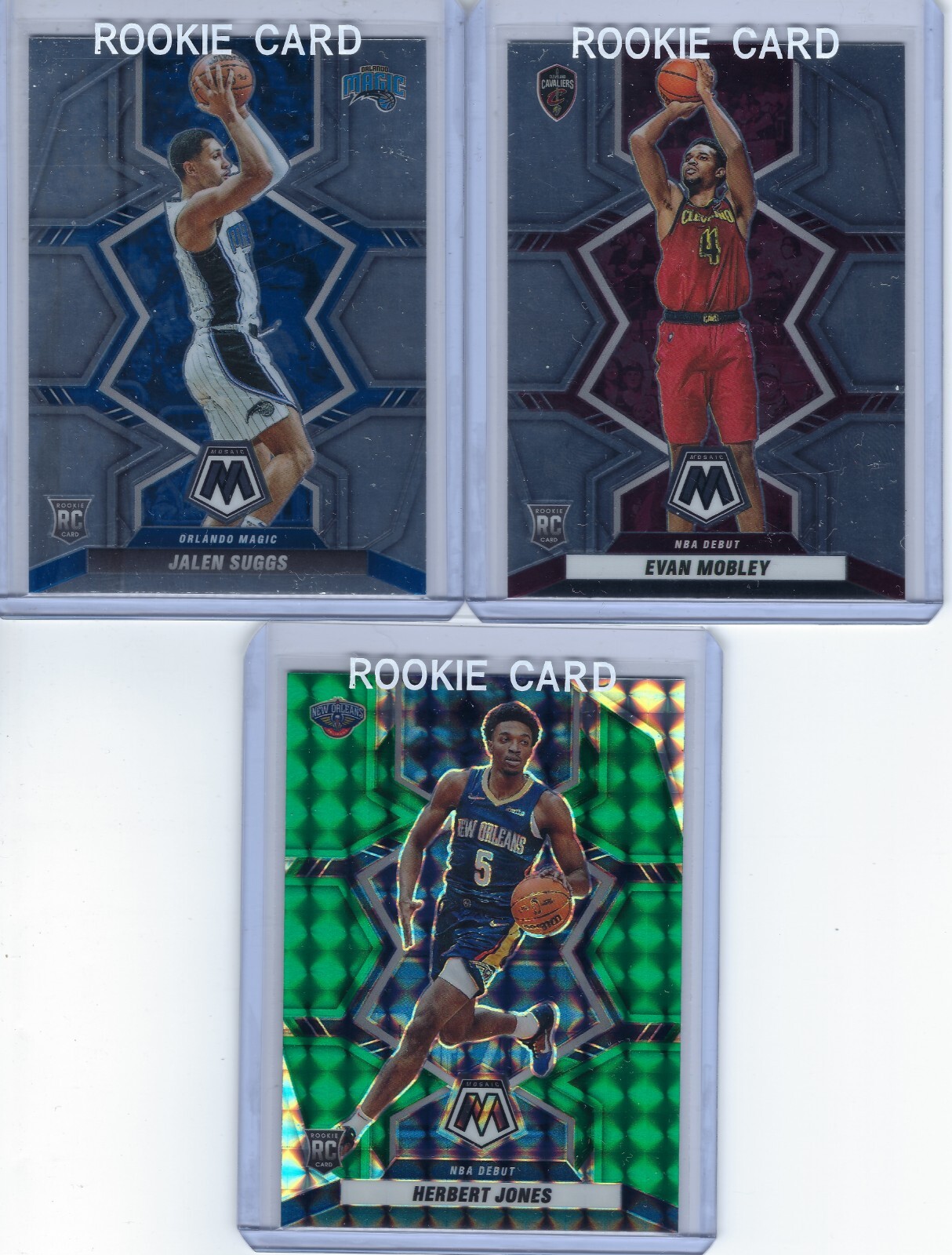 Evan Mobley Mosaic NBA Debut blue 99シリ（BRANDON MILLER