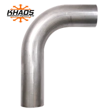 3" 90 Degree 16ga Aluminized Mandrel Bend Exhaust Tubing Pipe USA