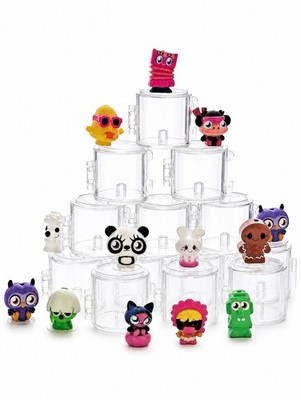 Lot 13 Moshi Monster Moshings & Cases Lady Goo Goo Plinky Hansel Rocky Chop DJ