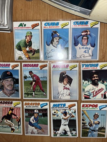 (63) 1977 Topps Baseball Fidrych McCovey Sutter Belanger Garvey Evans Blue John - Picture 10 of 11