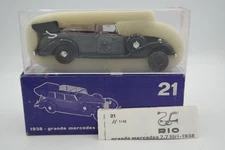 Vintage RIO Models 1938 Grande Mercedes-Benz 8 Cil CMC 7.7L Boxed Case *Broken?