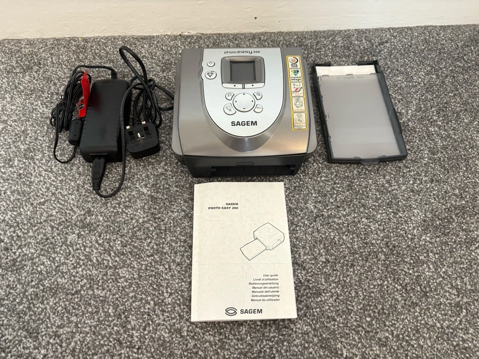 Sagem Photo Easy 260 Portable Print your own Photos - with Box And Cables - Image 2 of 4