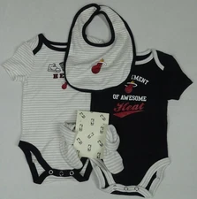 Miami Heat NBA Outerstuff Infant 4 Piece Set