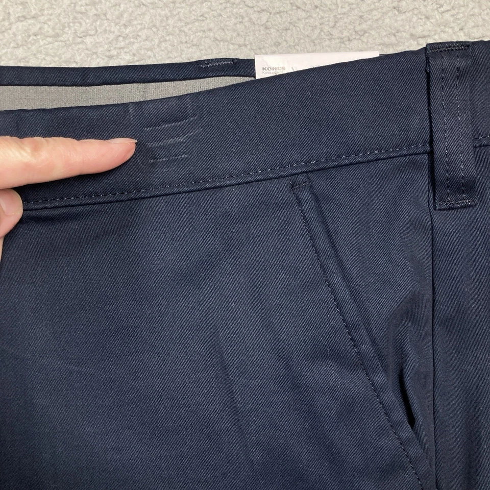 Pantalones Cortos Sonoma Grandes Para Hombre 52 Azul Frente Plano Ropa Flexible 9" Entrepierna Cómoda Elastizada NUEVO Foto 4 de 4