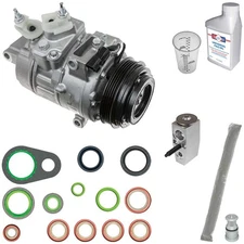 Omega AC Compressor w/ A/C Repair Kit For Ford Edge 2015 2016 2017 2018