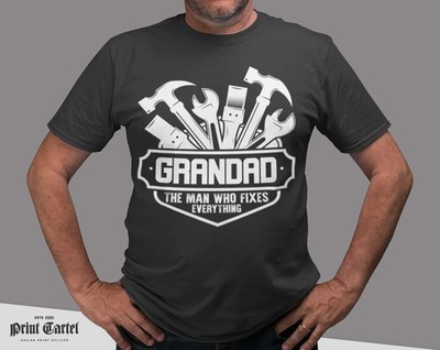 Grandad Funny Birthday Gift For Grandpa T-Shirt