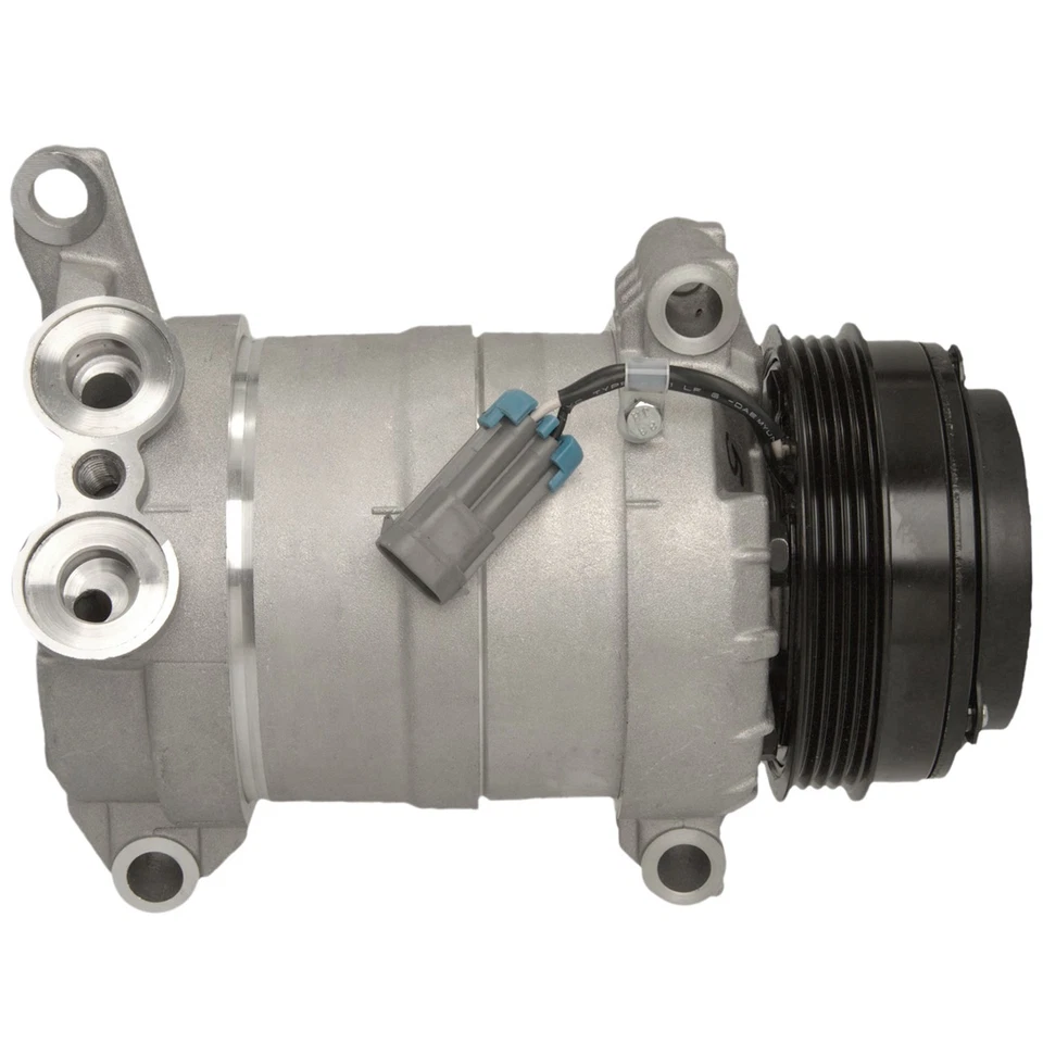 A/C AC Compressor For 00-02 GMC Yukon XL 1500 with Clutch One Bolt Hose Mounting - Image 2 of 4