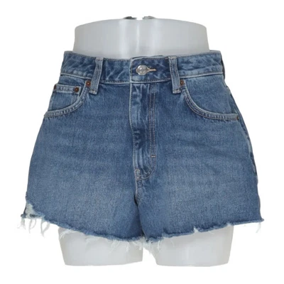 Topshop, Jeans Shorts, Größe: 34, model: a-line, Blau, Baumwolle, Sonstiges #2Xf - Bild 1 von 4