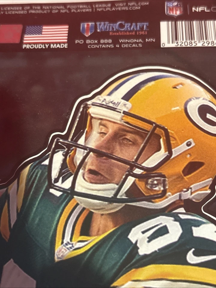 Calcomanías multiusos Green Bay Packer Jordy Nelson Foto 2 de 3