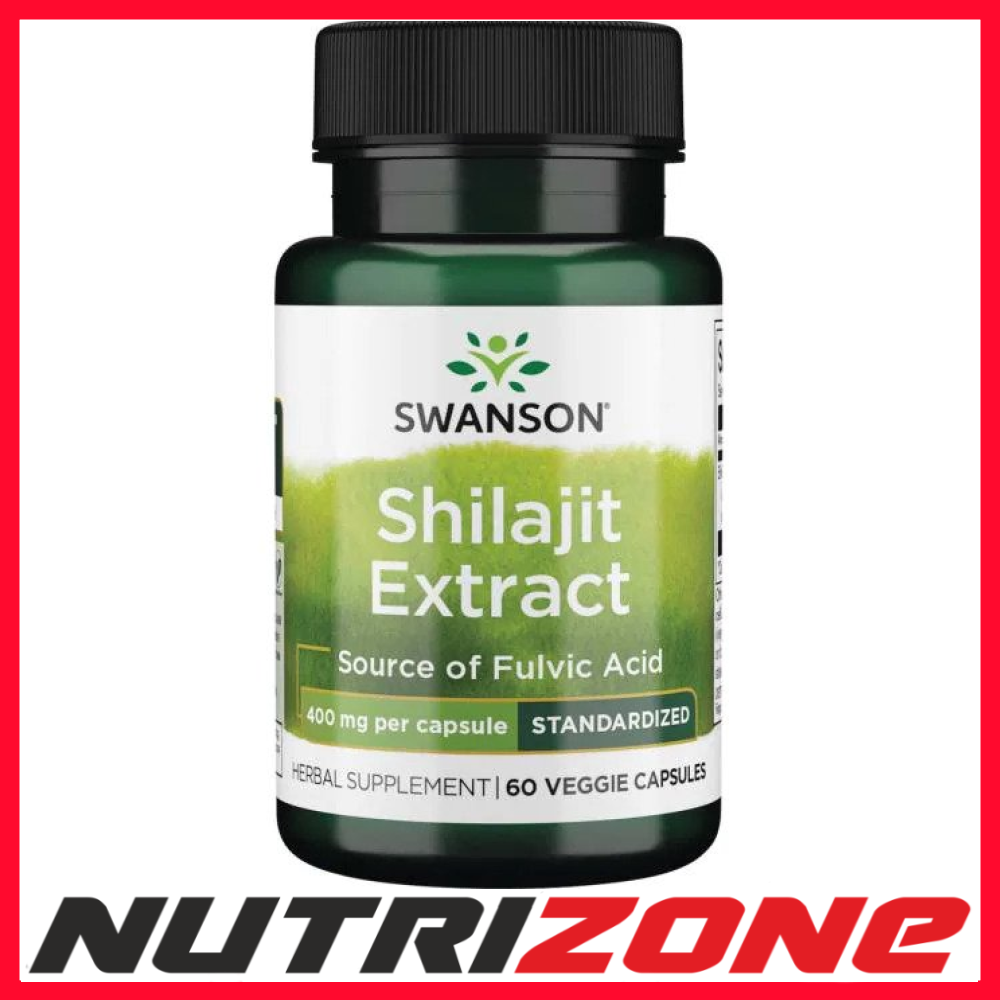 Swanson Shilajit Extract, 400mg - 60 vcaps
