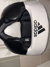 Adidas Boxing Headguard White/Black Sparring Protection Gear
