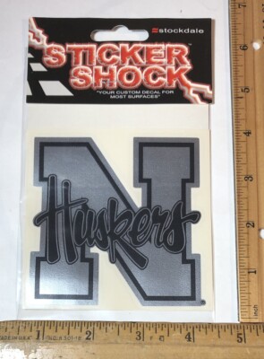 University Of Nebraska Huskers Vinyl Decal Sticker – 26 Inch, For Laptop, Car, Water Bottle, Windows, & More