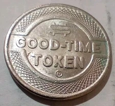 Fun For All Good Time $ Amusement Arcade Game Token Vintage