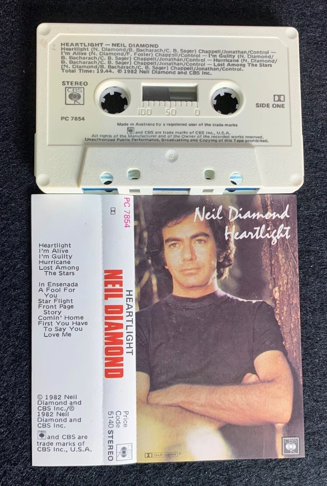 Neil Diamond – Heartlight, AUS Cassette - Image 2 of 4