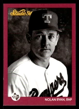 -GR- 1991 Studio - #128 Nolan Ryan (B) *Free Shipping* Texas Rangers