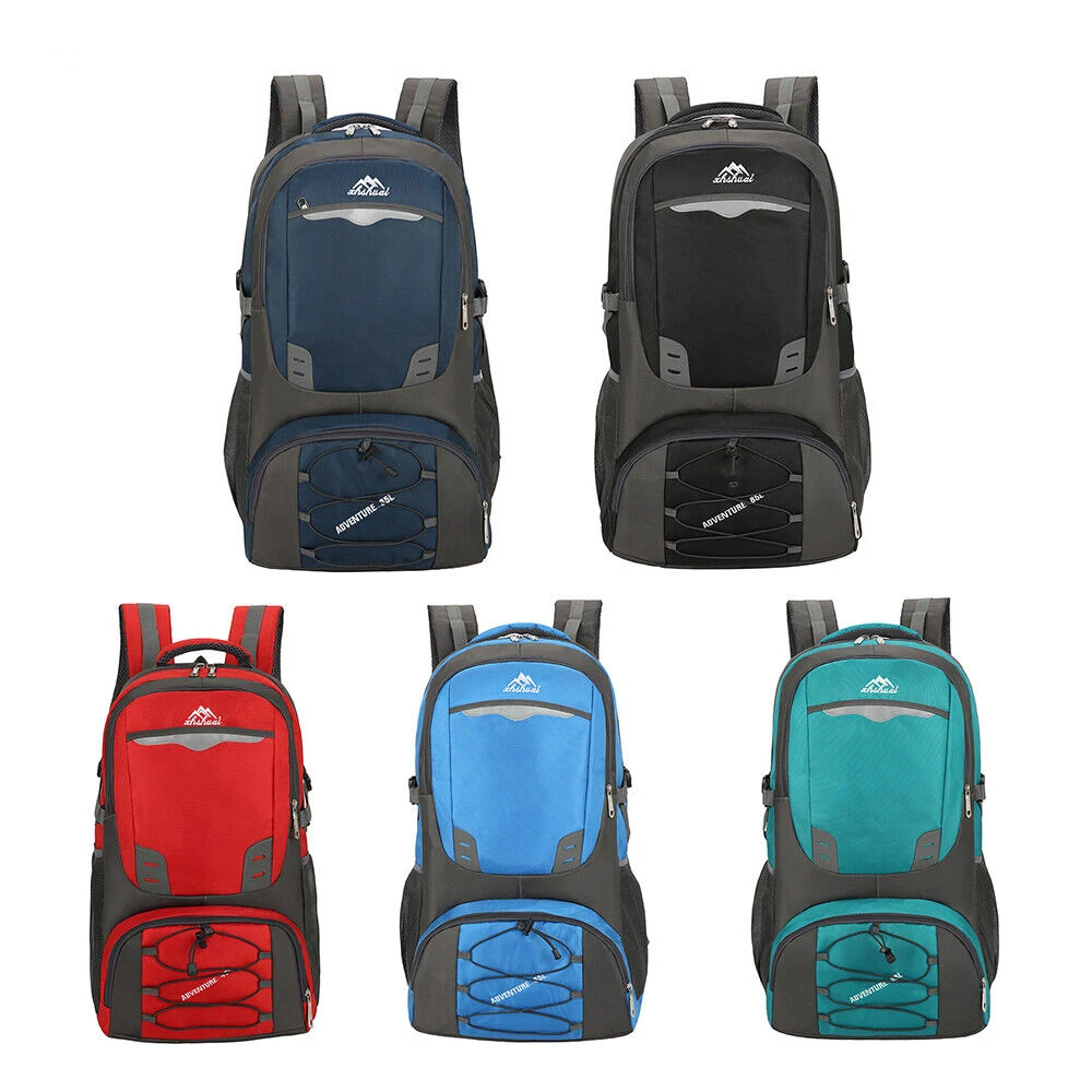 Mochila De Senderismo 60L, Impermeable, Ergonómica, Ideal Para Trekking Y Acampada