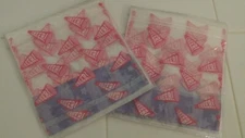 Set of 2 Sandwich Treat Bags (48 Total)Cheer Cheerleading Megaphone Pink Purple 