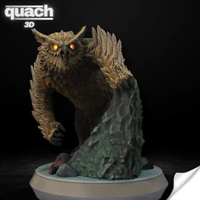 Owl Beast Figure (Pre Supported) Stl File 3D Printing, Owl Beast Stl 3D model de