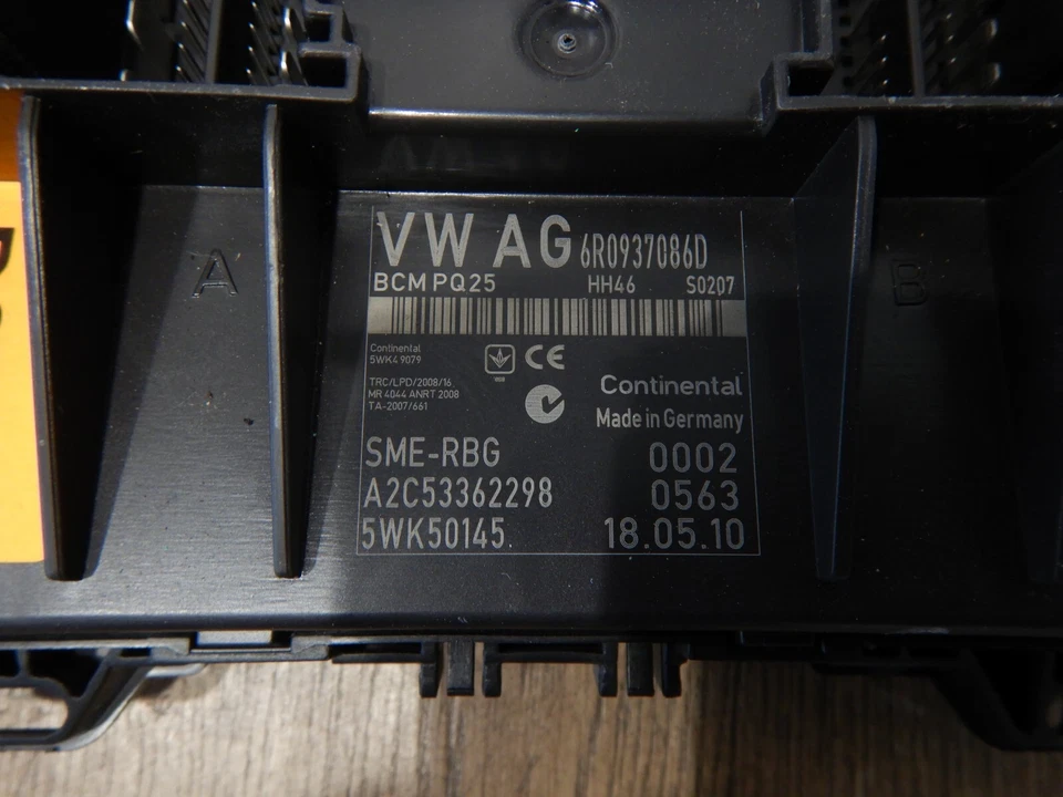 Centralina Di Bordo SEAT IBIZA IV 4 VW Polo 6R 6R0937086R 5WK50145 Original - Immagine 2 di 2