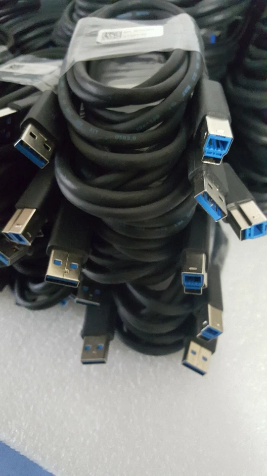 90 Genuine Dell 6ft USB 3.0 SuperSpeed Type A to Type B Male Cable 5KL2E04503  - Image 3 of 4