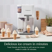 Soft Serve Ice Cream Machine- Mix It In Ice Cream Maker for Frozen Yogurt, Sorbe