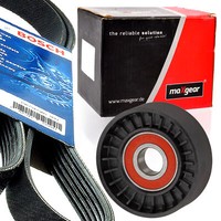 Bosch 6PK1750 Keilrippenriemen + Rolle FüR Berlingo Xanta C5 Zeta 306 406 Fiat