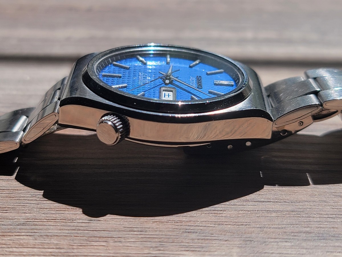 Vintage 1978 SEIKO ACTUS SilverWave 6306-8010 RARE JDM Blue Vintage 1978 SEIKO ACTUS SilverWave 6306-8010 RARE JDM Blue