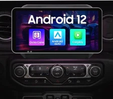 10.33" 6+64GB Android 14 Car Radio GPS Navigation For Jeep Wrangler JL 2018-2023