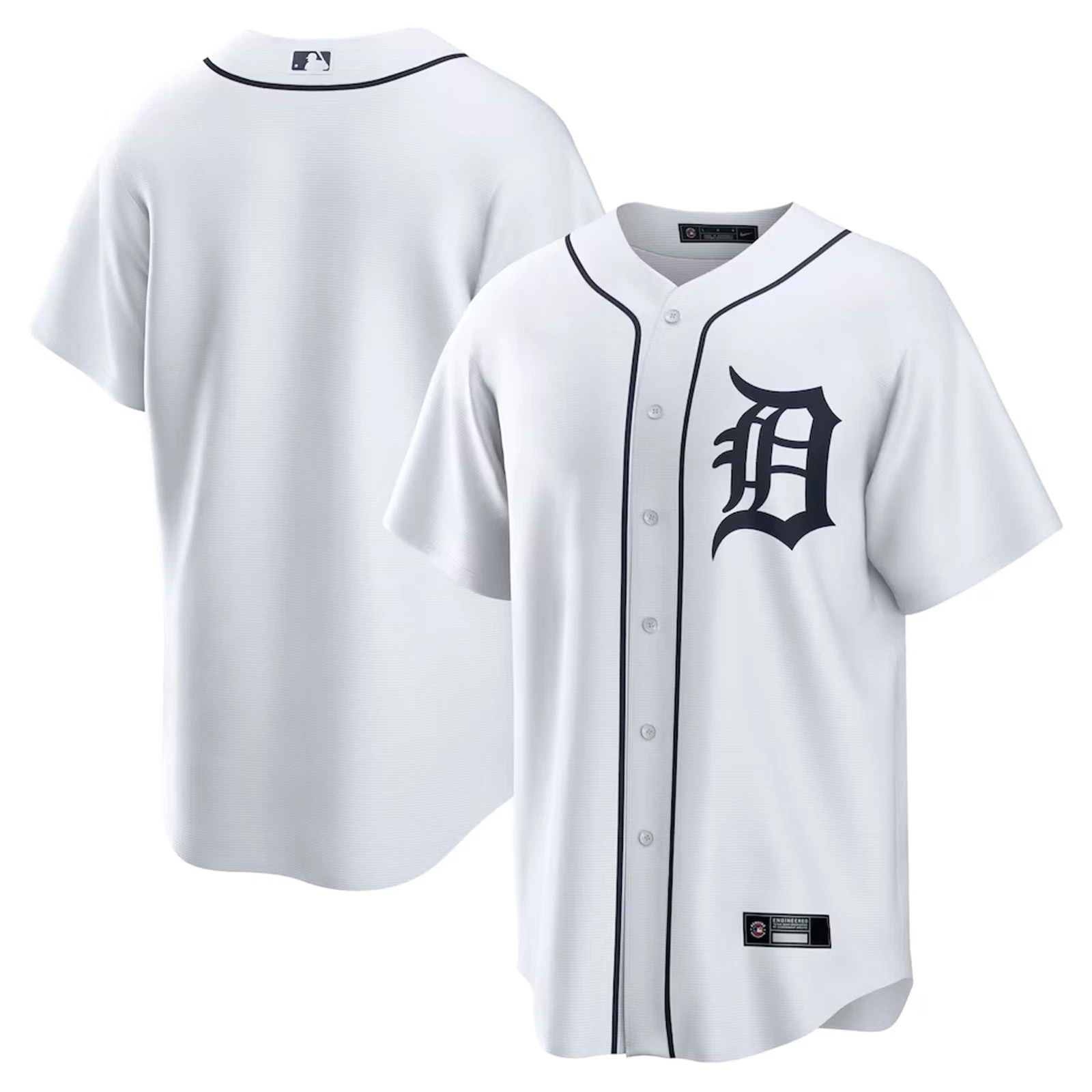 Men's/Youth Tigers White Replica Player Jersey