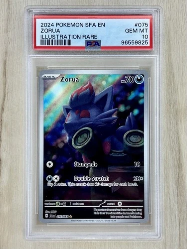 Pokemon Shrouded Fable Illustration Rare Zorua #75 PSA 10 Gem Mint