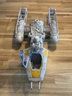 VTG 1999 Hasbro Star Wars Y-Wing Fighter Ship Vehicle COMPLETE