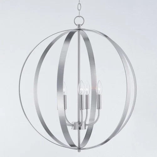 Maxim 10032 Provident 5 Light 24"W Taper Candle Pendant - Picture 2 of 8