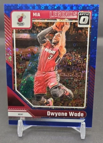 2024 Panini Donruss Optic Dwyane Wade #231 Fast Break Blue Prizm /49 Legend