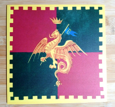 PALIO DI SIENA - PLAQUE COAT OF ARMS CONTRADA DEL DRAGO - GIFT FOR REAL CONTRADAIOLI