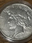 1927 Peace Dollar! 90% Silver. Key Date! No Reserve!