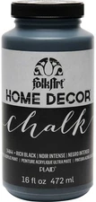 Plaid:Craft Folkart Home Decor Chalk Paint 16oz-Rich Black