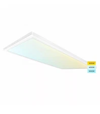 Luxrite 2x4 FT Surface Mount LED Flat Panel Light 3 Color Selectable