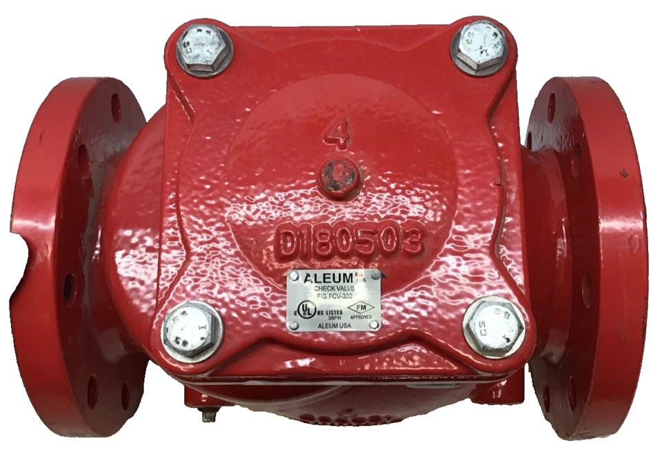 Aleum FCV-300 Flanged Swing Check Valve 4in 300PSI (R93) - Image 2 of 4