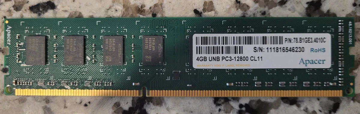 Apacer Computer Memory (RAM) for sale | eBay