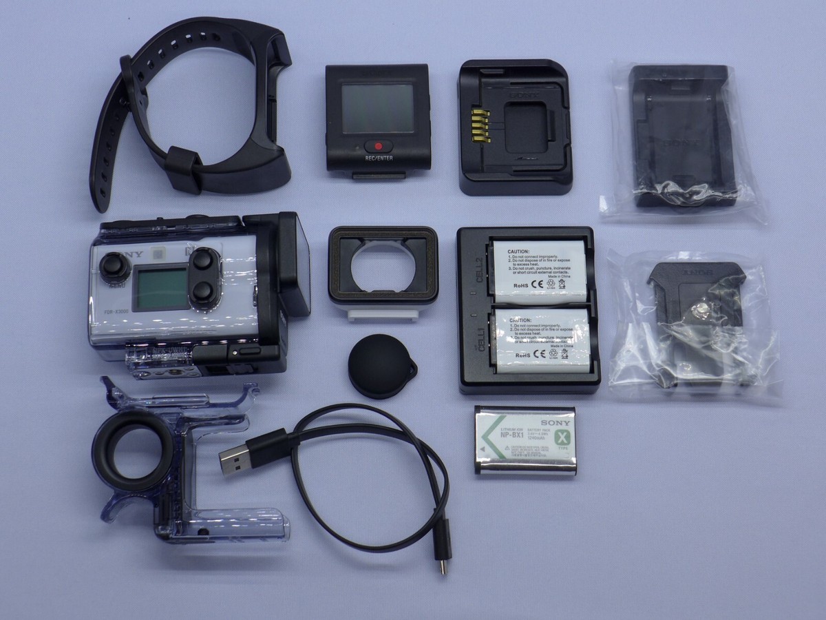 Sony FDR X3000 Action Camera | Helmet/Action | White | Ultra Sony FDR X3000 Action Camera | Helmet/Action | White | Ultra