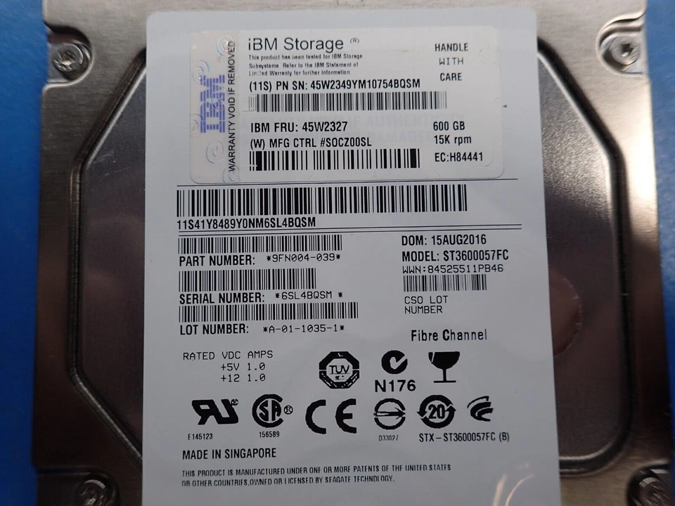 NEW IBM 45W2327 600GB 45W2349 45W3387 DS8000 8700 3.5'' 15K Hard Drive HDD - Image 2 of 4