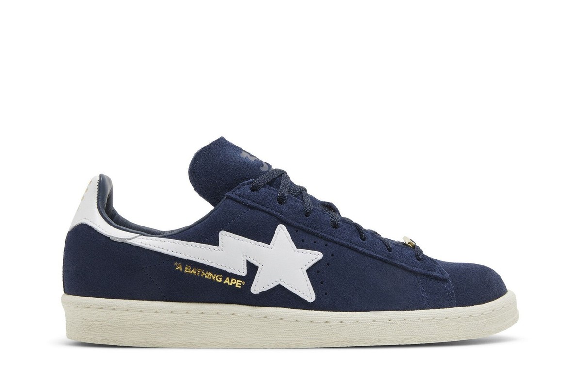 BAPE × adidas Campus 80's College Navy アディダス ID4770 A BATHING APE × adidas Campus 80's College Navy ID4770 Men's