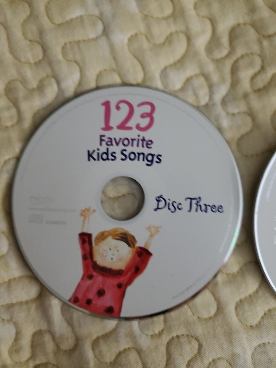 123 Favorite Kids Songs discs 1 and 3 Favorite Kids Song