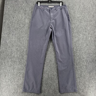 Travis Mathew Pants Mens 32 X 32 Grey Golf Performance Commuter Flexible