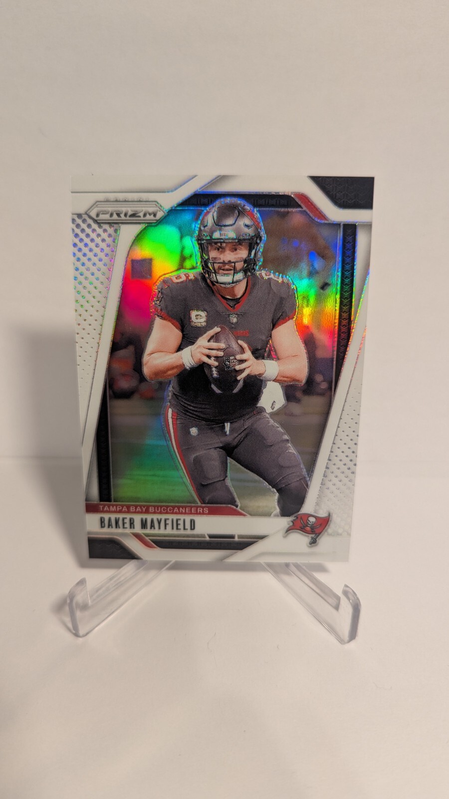 Baker Mayfield 2024 Prizm Football  White Prizm Tampa Bay Buccaneers 21/35