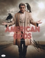 IAN MCSHANE Signed AMERICAN GODS 11x14 Photo InPerson Autograph DEADWOOD JSA COA
